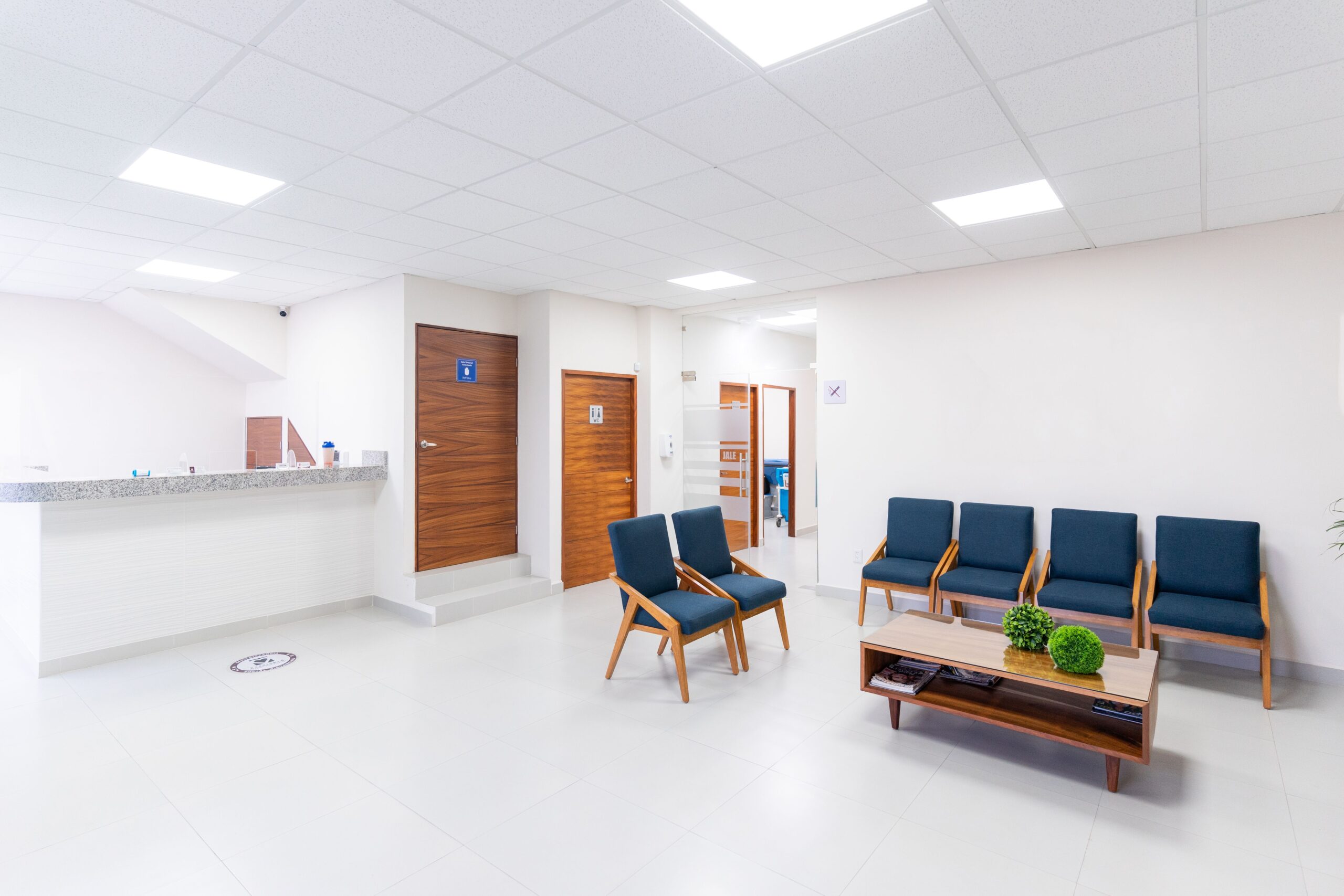 Decoração de clínica terapêutica